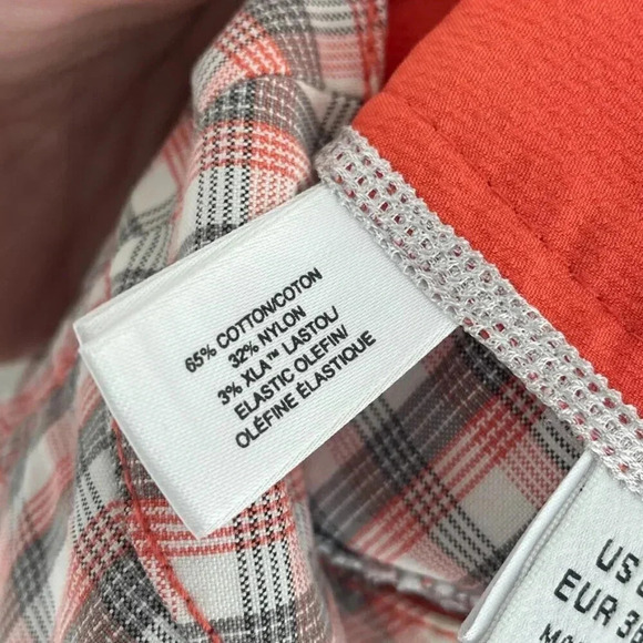 Annika Cutter & Buck Womens golf shorts size 8 plaid 2638 - Picture 6 of 9